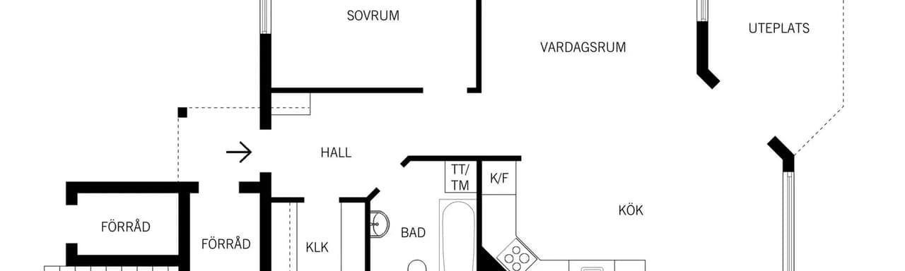 Planritning för Stigfinnarvägen 25