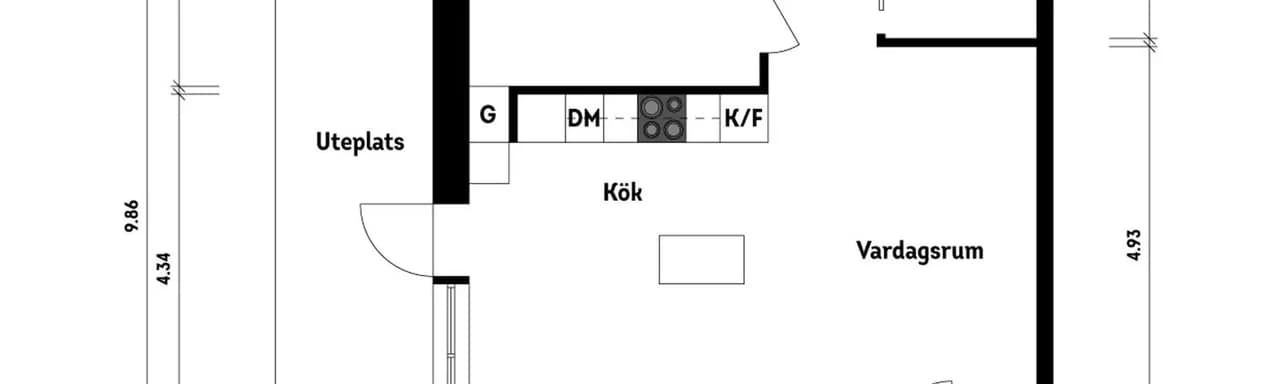 Floor plan for Lokattsbacken 76