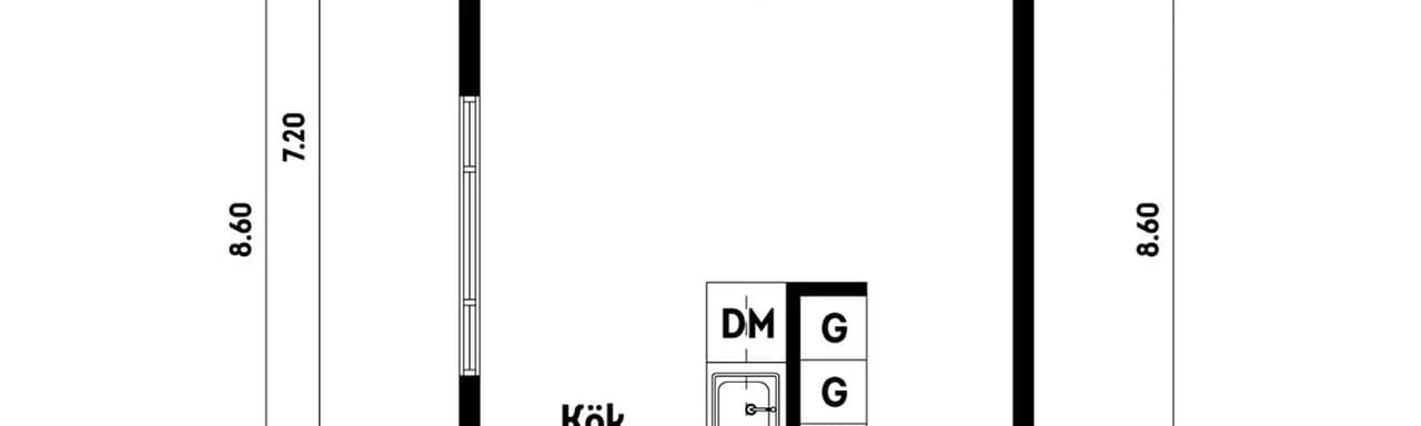 Floor plan for Askåkersplan 28