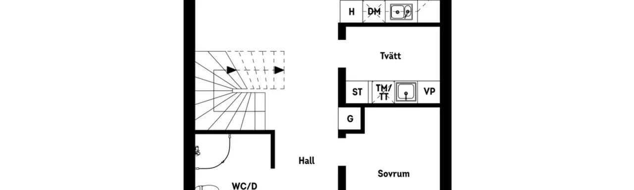 Floor plan for Nästegårdsvägen 37C