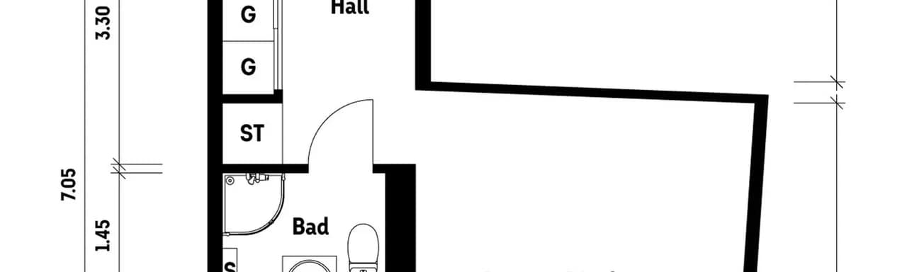 Planritning för Mandolingatan 5