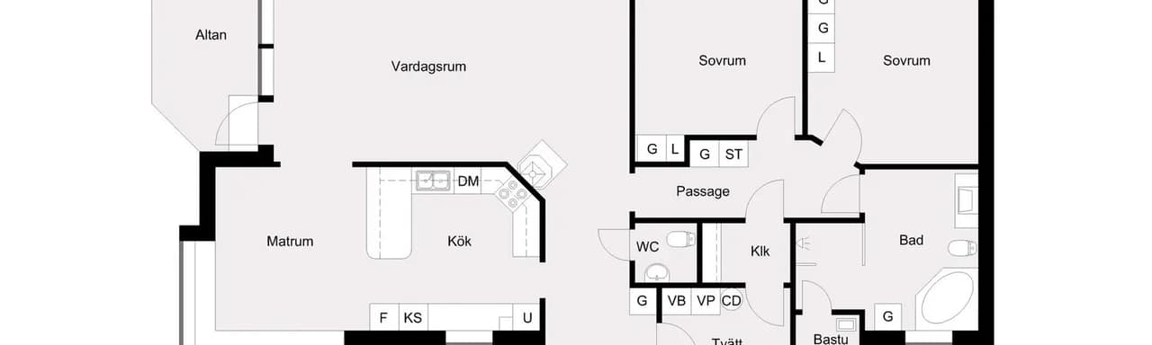 Floor plan for Sågvägen 29
