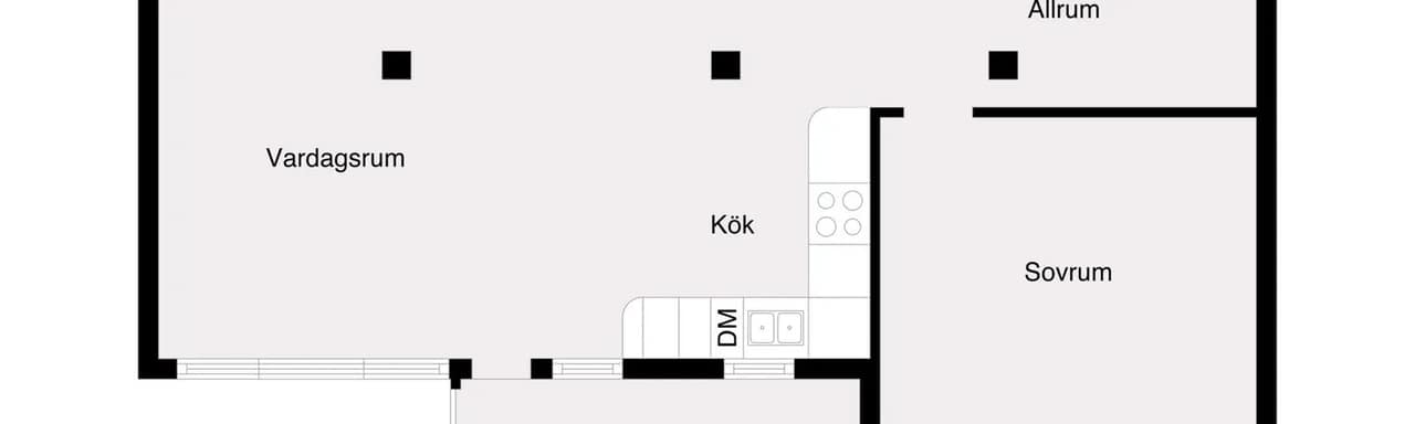 Floor plan for Folkskolevägen 1