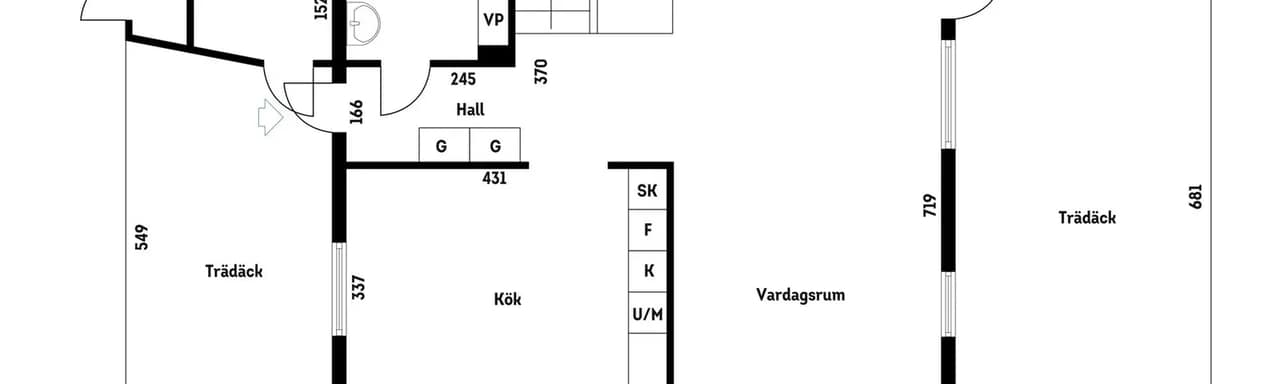 Planritning för Budbärarvägen 69