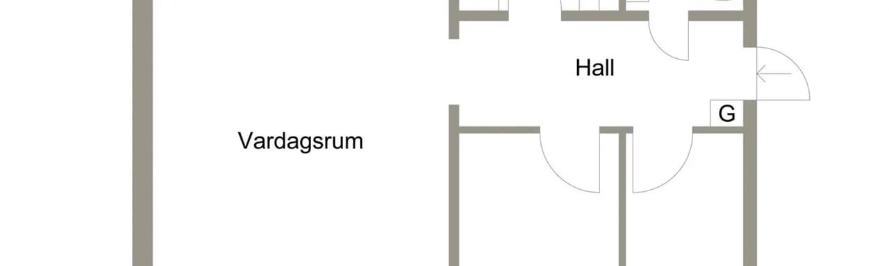 Floor plan for Benvägen 8
