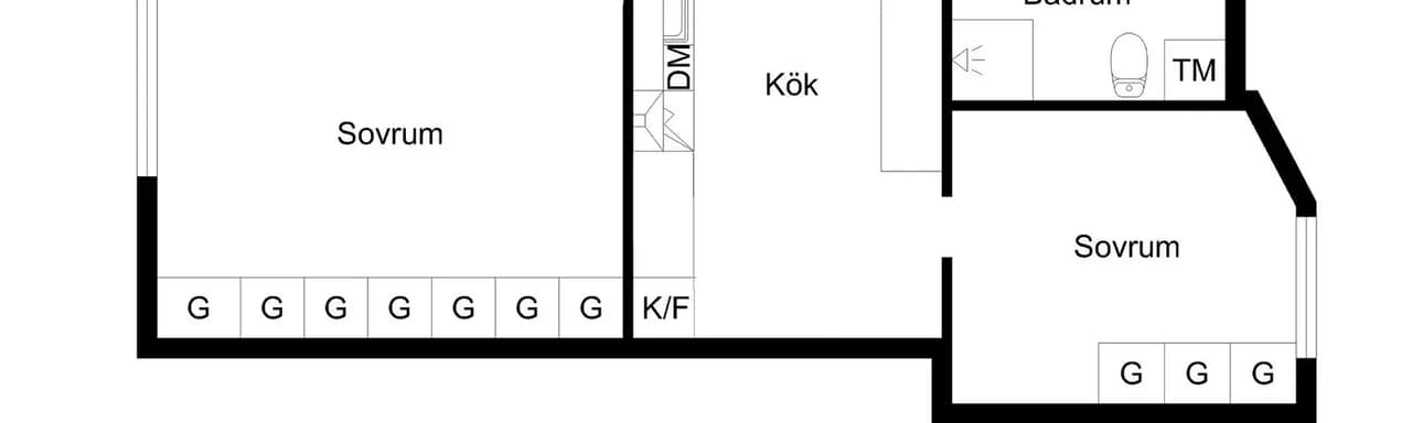 Floor plan for Mäster Danielsgatan 3