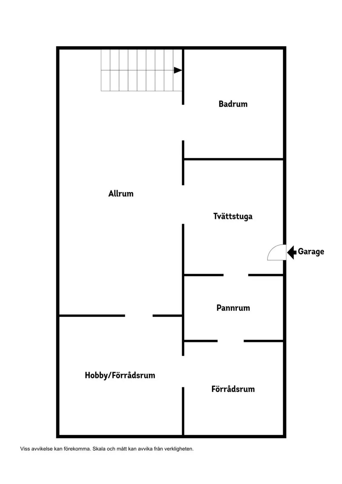 Floor plan for Järnvägsgatan 33