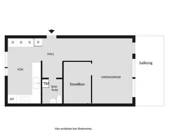 Floor plan for Stenbockens gata 105