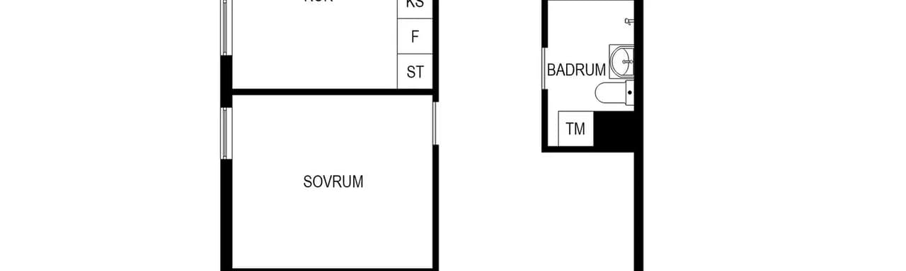 Planritning för Mjölnerbacken 25