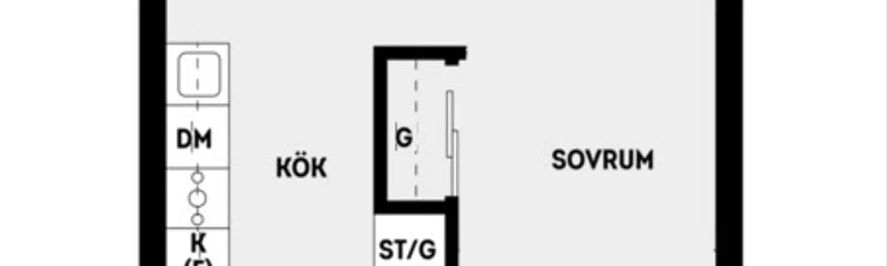 Planritning för Sadelgatan 9, 5tr