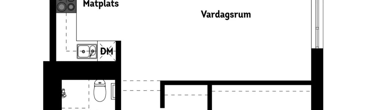 Floor plan for Kiwigatan 9
