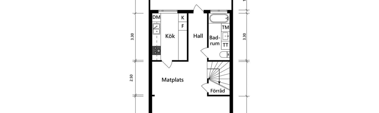 Floor plan for Hammarkroken 90