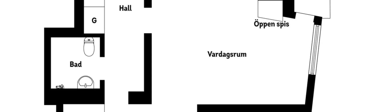 Floor plan for Klubbacken 45