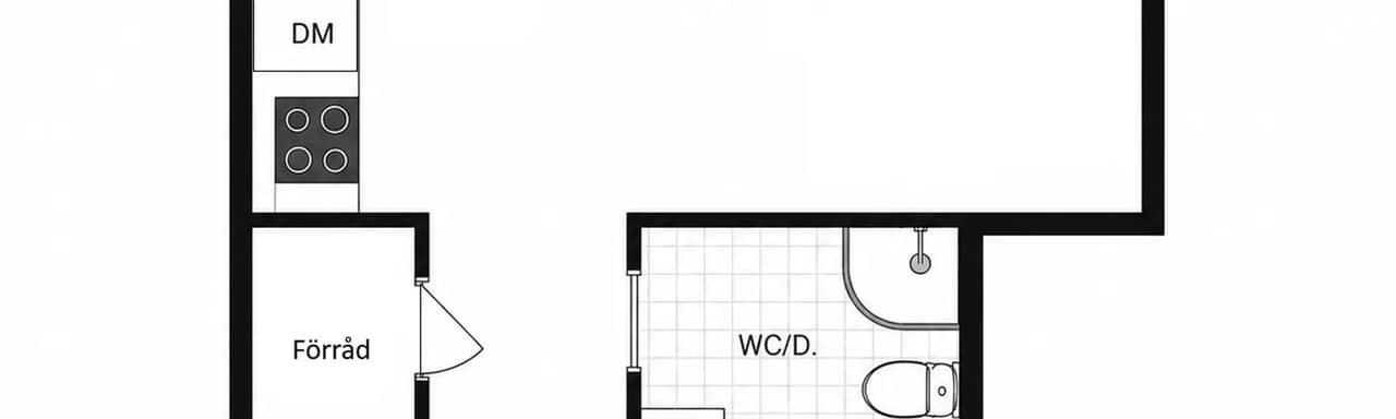 Planritning för Tingstorget 1