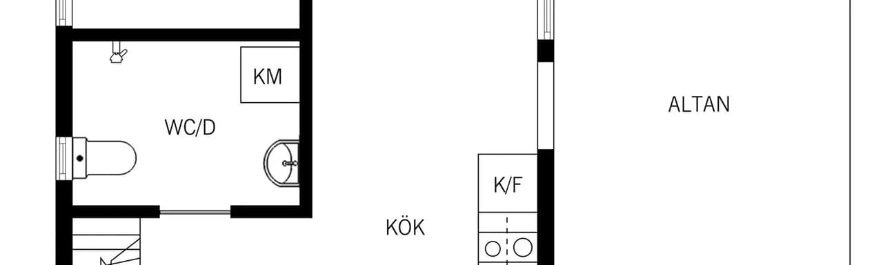 Planritning för Djupdalsvägen 4J