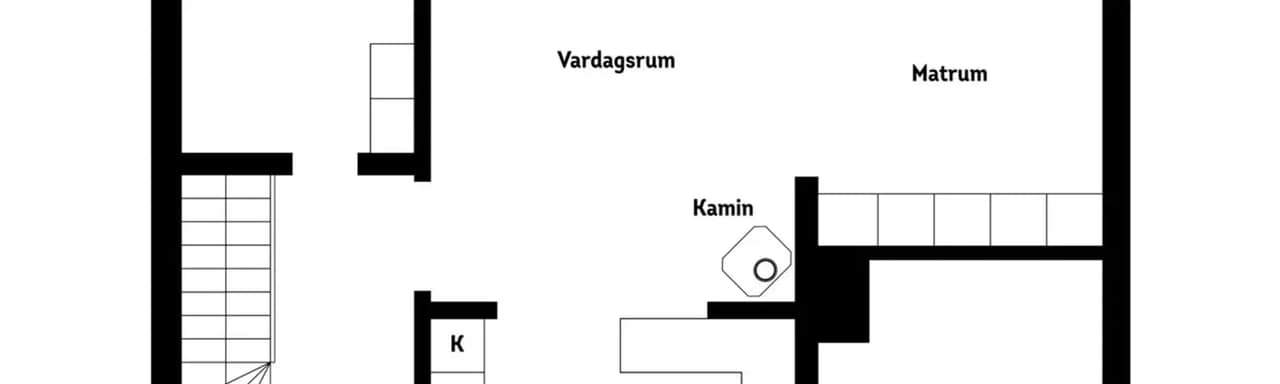 Planritning för Västra Dalgatan 45