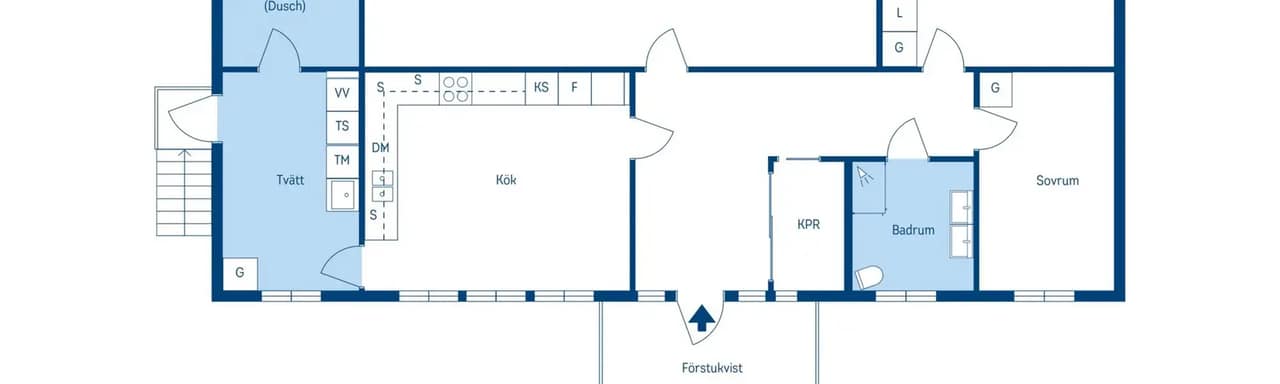 Floor plan for Grubbedalsvägen 26