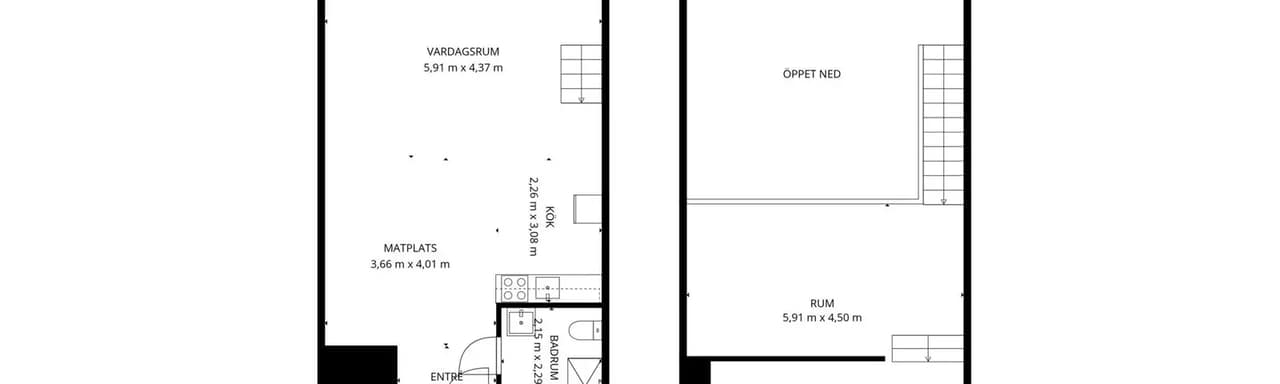 Planritning för Ravinvägen 2