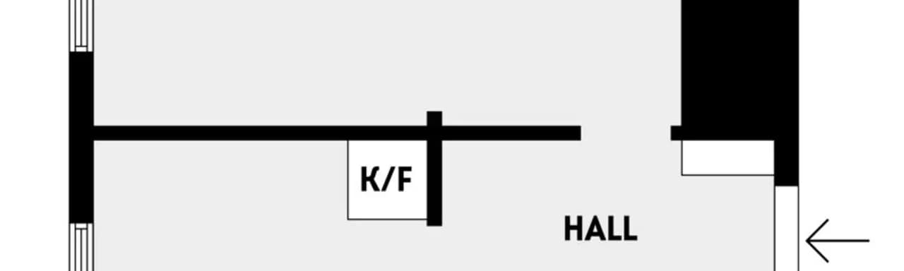 Planritning för Radarvägen 13, 10 tr