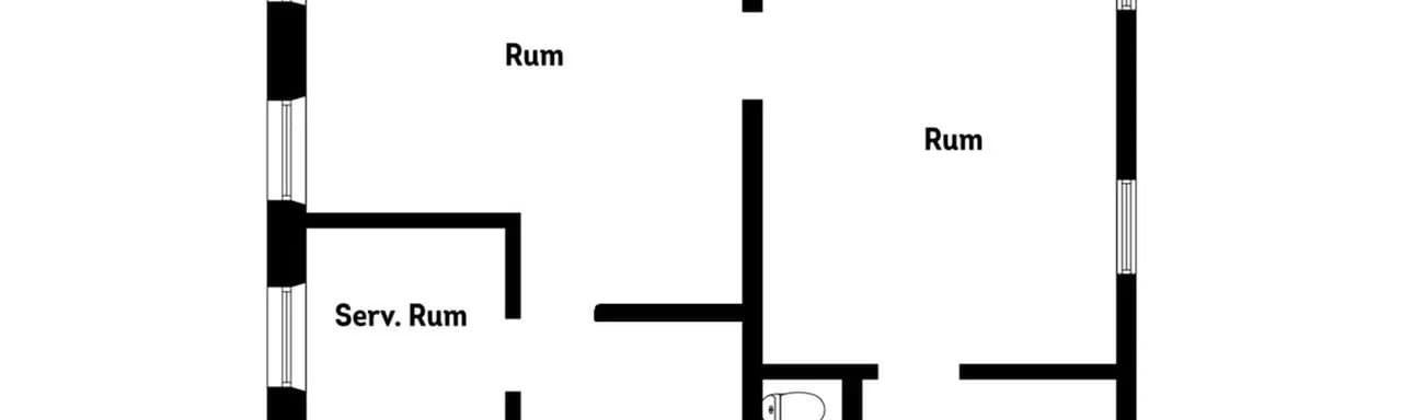 Planritning för Östra Tullgränd 9B