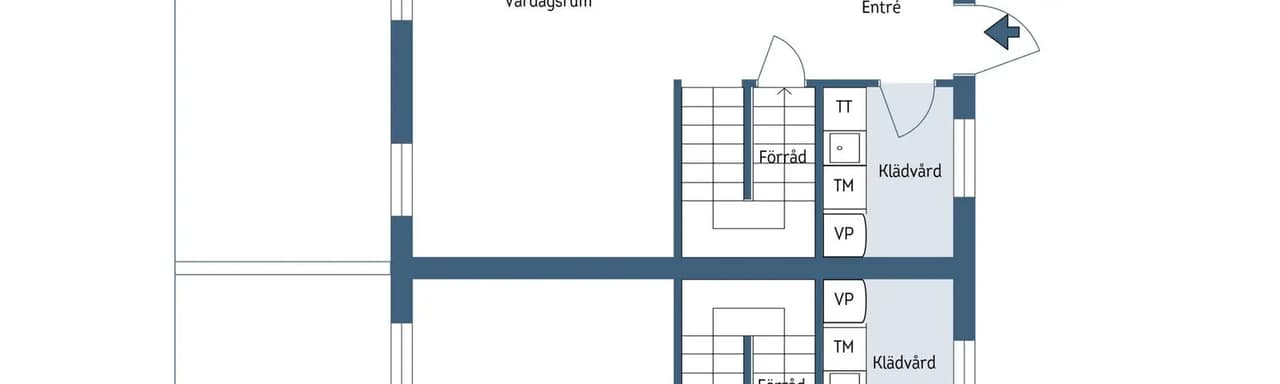 Planritning för Bågvägen 13D