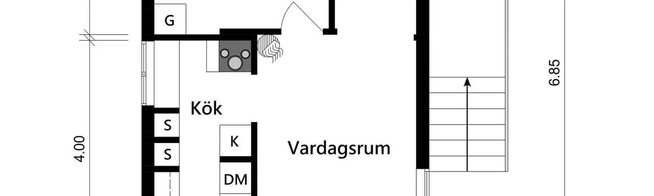 Floor plan for Hallmans väg 69