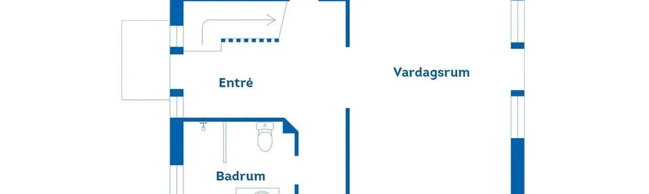 Planritning för Syréngatan 6C