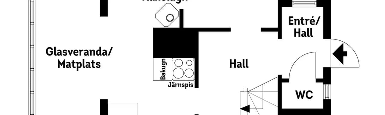 Floor plan for Glöskär 875