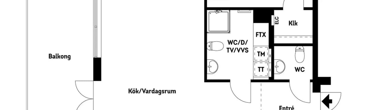 Planritning för Odlingsgatan 157