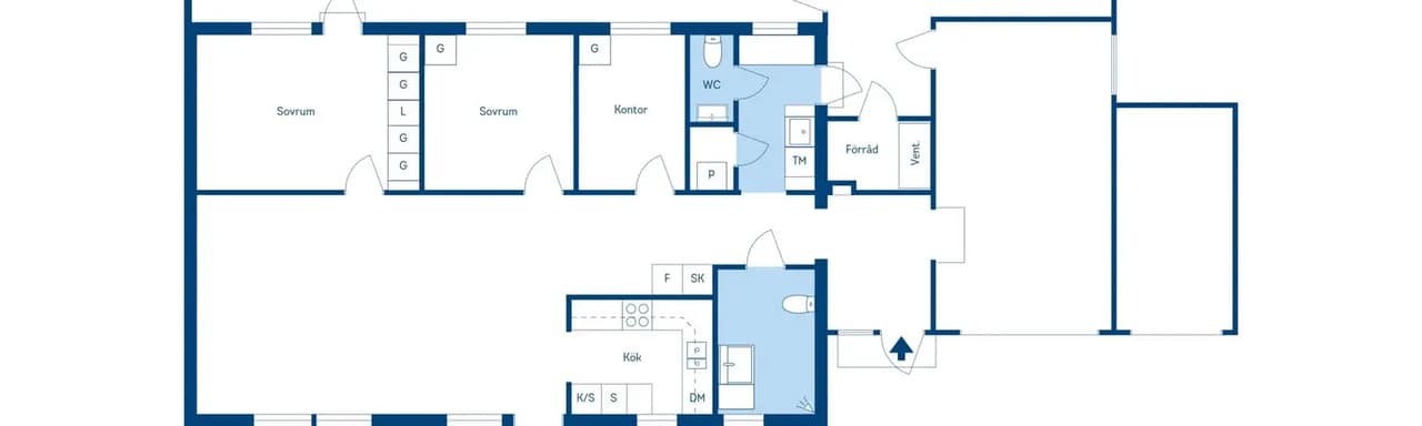 Floor plan for Ålund 30