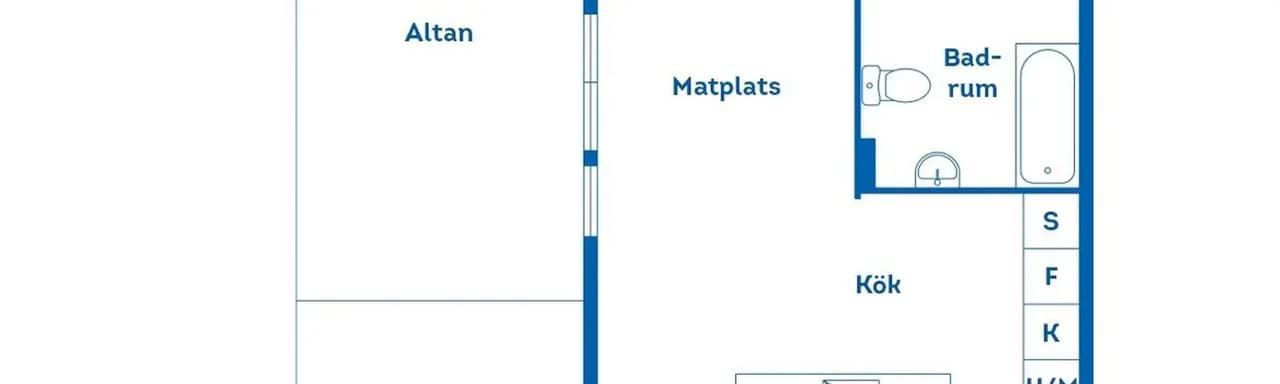 Floor plan for Hagelgatan 29