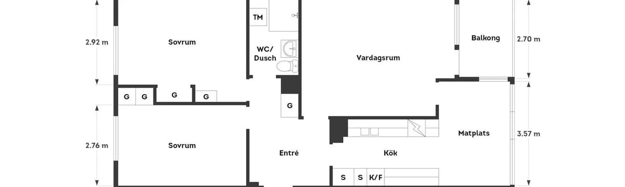 Planritning för Övralidsgatan 23