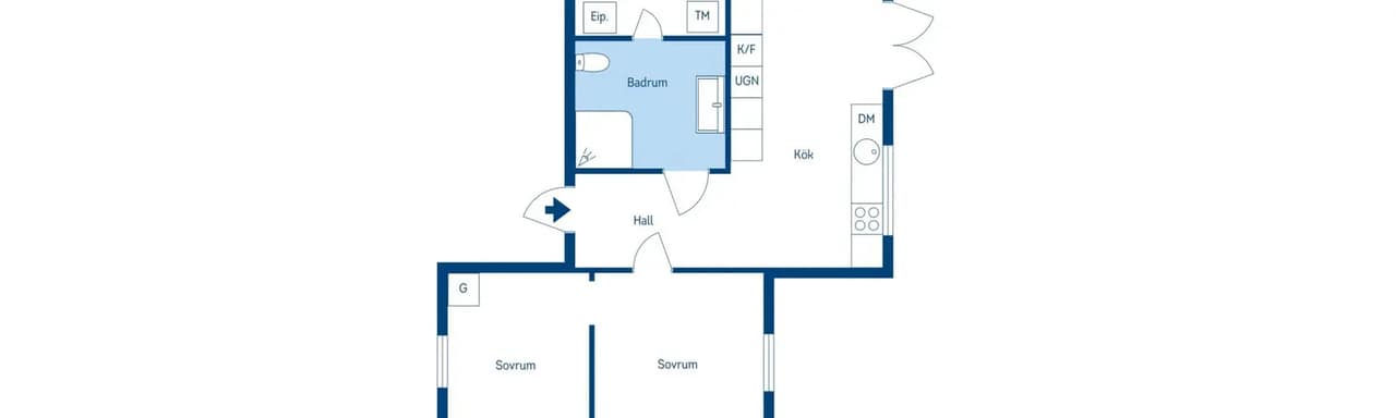 Planritning för Boviken 735