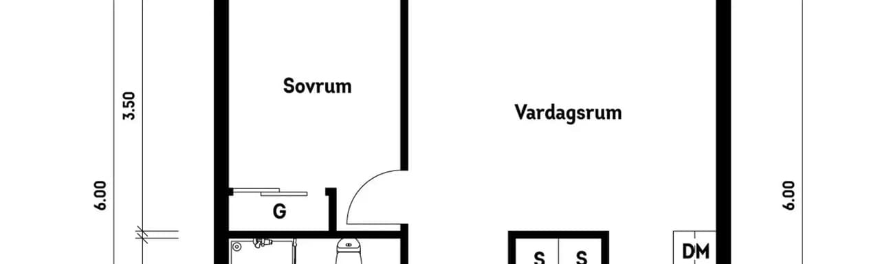 Floor plan for Munspelsgatan 28
