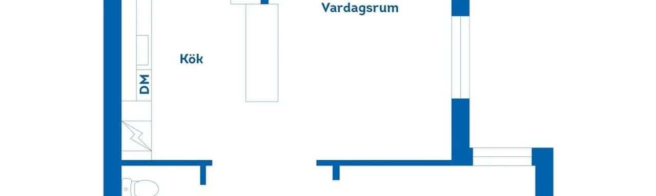 Planritning för Guldbrandsgatan 8