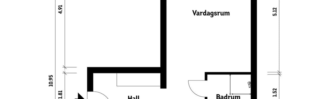 Floor plan for Marklandsgatan 55