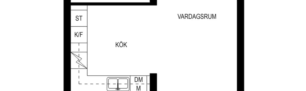 Floor plan for Frestavägen 26