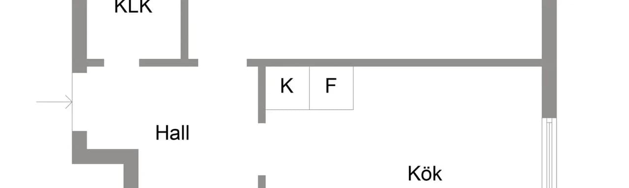 Planritning för Kvistbergavägen 7C