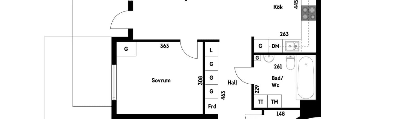 Floor plan for Getfotsvägen 13