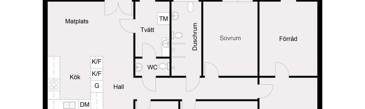 Planritning för Brogränd 22