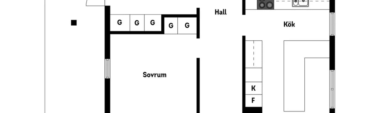 Floor plan for Nyhemsgatan 20