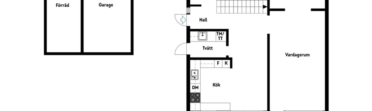 Floor plan for Eldarvägen 2