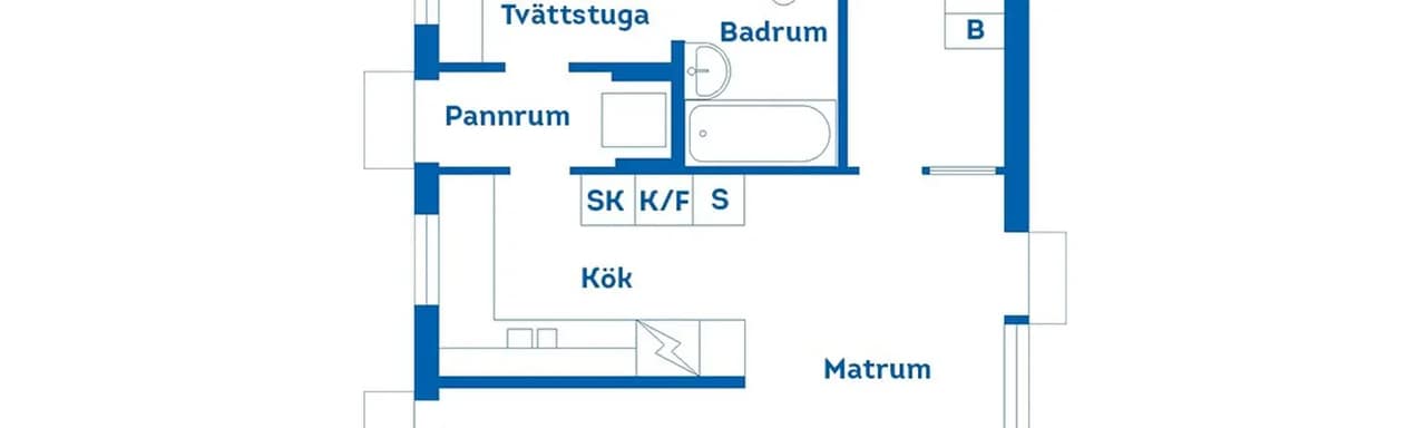 Planritning för Kämpesgatan 35