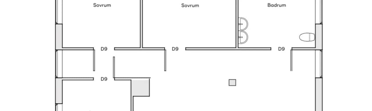 Planritning för Ål-Kilen Kilsvägen 15