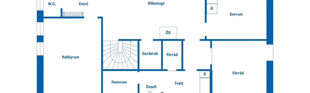 Planritning för Forsa Skogsbrynet