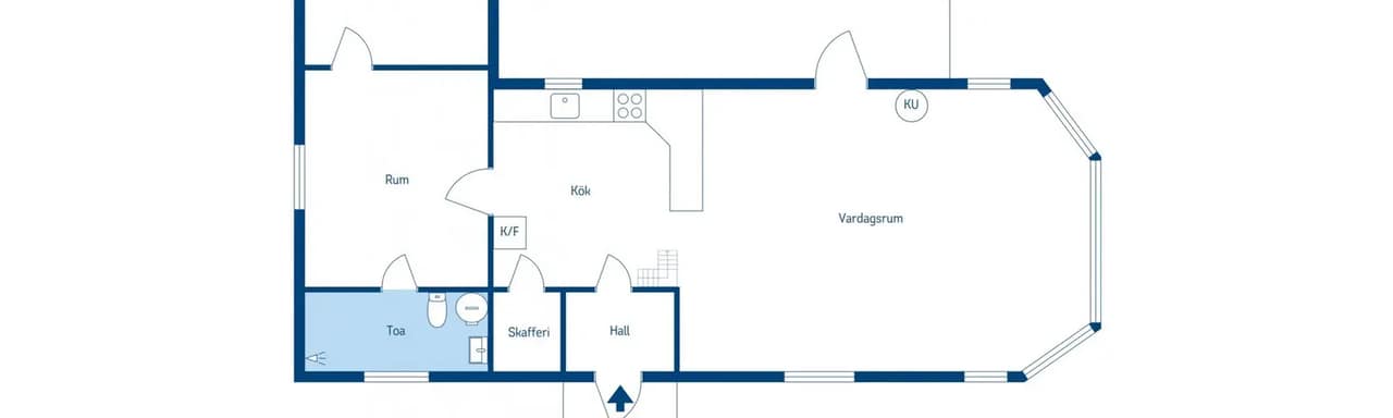 Floor plan for Boviken 712