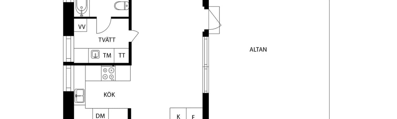 Floor plan for Fruktgången 5