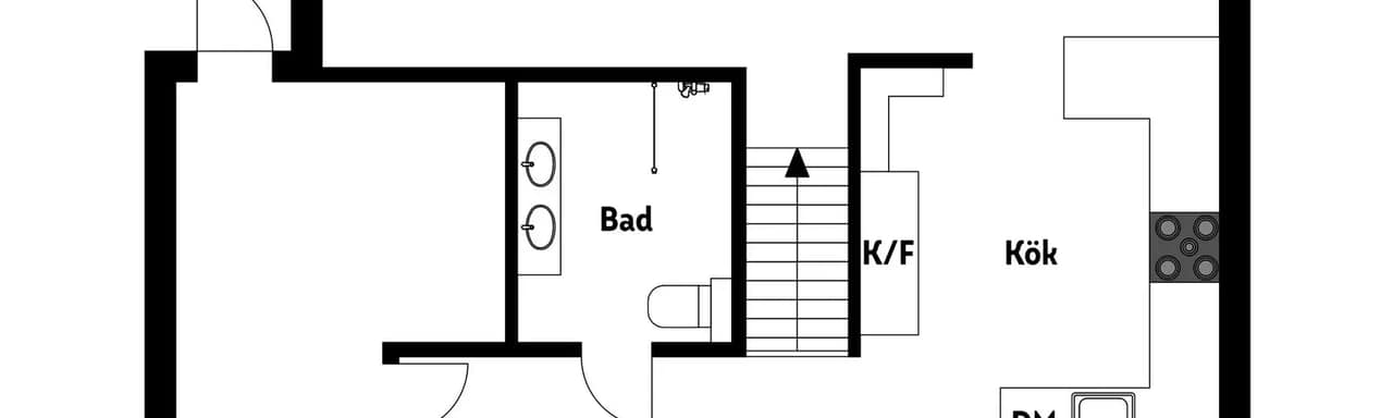 Floor plan for Timmervägen 14