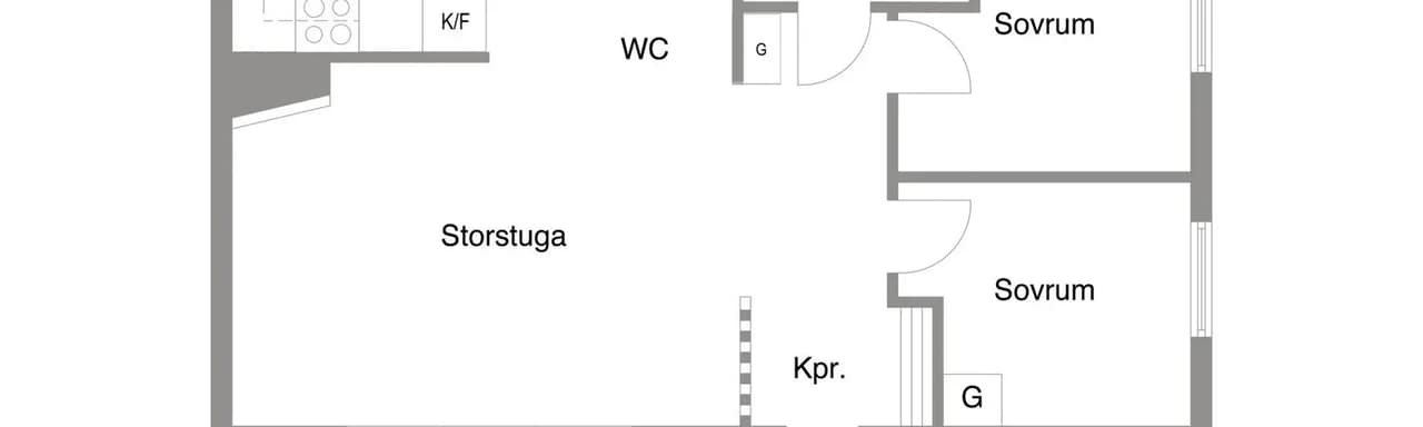 Planritning för Sandstensvägen 11