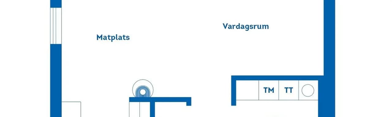 Planritning för Salviastigen 4B